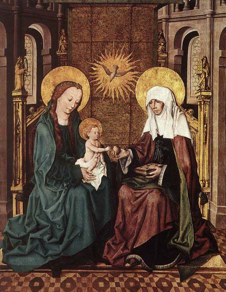 Virgin and Child with St Anne